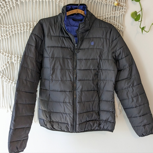 Black Lightweight Down Jacket Loap Medium - Picture 1 of 6